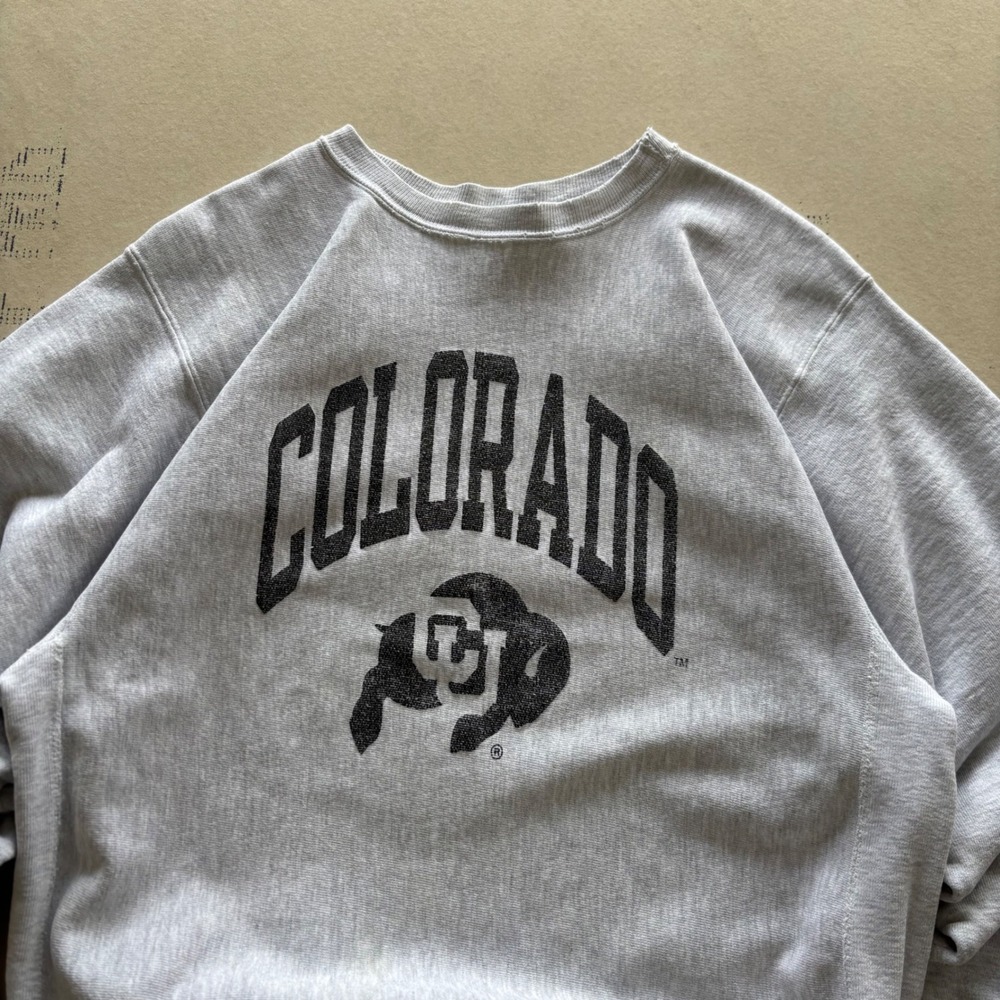 Vintage 90s Champion‎ Reverse Weave Colorado Sweatshirt